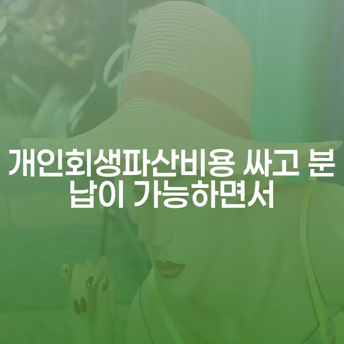회생신청 개인회생 무료상담