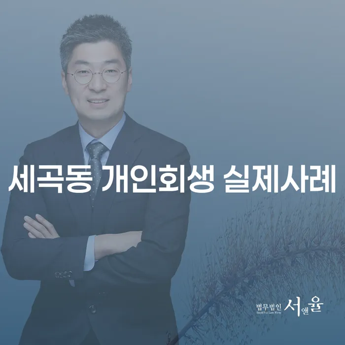 세곡동 개인회생 실제사례