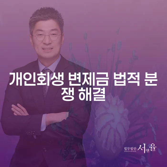 개인회생 변제금 법적 분쟁 해결을 위한 완벽 가이드
