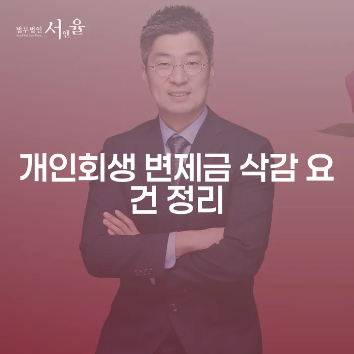 개인회생 변제금 삭감 요건 정리: 어떻게 준비해야 할까요?