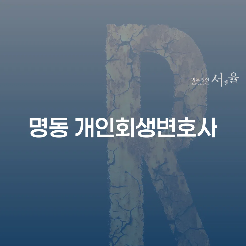명동 개인회생변호사와 개인회생 절차의 중요성