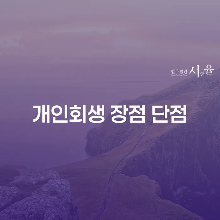 황학동 개인회생 장점과 단점